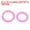 Pink, variant on Uxcell 0.8" OD 0.6" ID Loose Leaf Rings Binder Ring Plastic for Book DIY Scrapbook Notebook, Blue 100 Pack