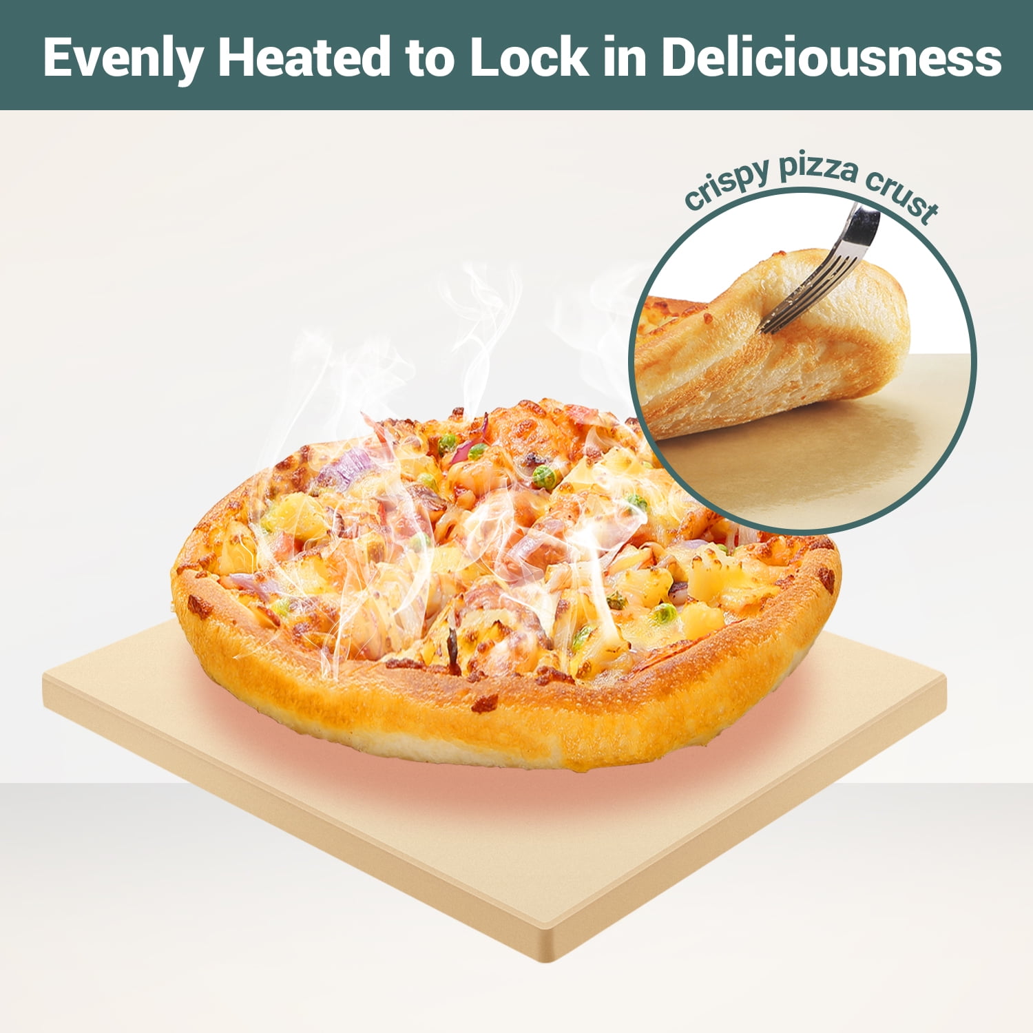 Blackmoor 65449 Pizza Stone/Large Cordierite Baking Stone For Oven