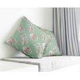 thumbnail image 4 of Vargottam Luxury, Printed Mint Green CushionCoversDecorative PillowCoversSquareThrow Pillowcase -24x24Inches, 4 of 6