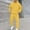 Yellow, variant on Mens Sweat Suit 2 Piece Set Casual Sports Long Sleeve Hoodie With Sweatpants Athletic Running Jogging Suits