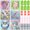 Style 1, variant on 6 Pcs Cartoon Rhinestones Art Painting Kit,Cute Animals DIY Rhinestones Art Kit for Kid Beginner,6.8 x 5.9 inches,Style 1