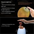 thumbnail image 2 of 3D Night Light Oviraptor Egg Desk Lamp 3 Color Touch Cartoon Table Lamps Home Decor for Kid Birthday Gift, 2 of 5