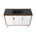 thumbnail image 4 of Modway Energize 48" MDF and Particleboard Bathroom Vanity - Cherry/White/Black, 4 of 6