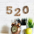 thumbnail image 3 of 1Set Wooden Numbers Multi Color Wall Decoration for Homeowners Living Room 9.5x7x3in, 3 of 8