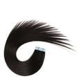 thumbnail image 2 of Aorsher Tape in Hair Extensions Remy Human Hair 18 inches 50g/pack 20pcs Straight Seamless Skin Weft Tape Hair Extensions Brown, 2 of 12