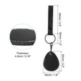 thumbnail image 2 of Uxcell Leather Keychain Blanks, 2 Pack Cowhide Key Fob with Key Rings for Laser Engraving, Black, 2 of 6