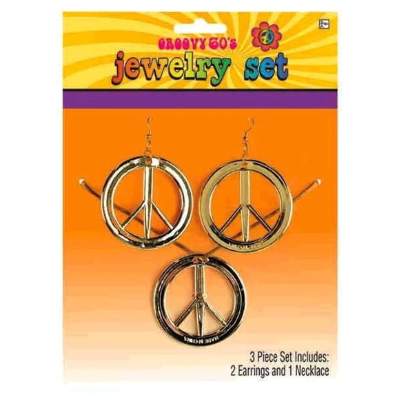 Feeling Groovy Peace Jewelry Set
