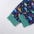 thumbnail image 6 of GYRATEDREAM Matching Family Pajamas Sets Christmas PJ's Dinosaur Print Top and Pants Jammies Sleepwear, 6 of 6
