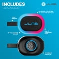 thumbnail image 6 of JLab Pop Party Portable Bluetooth Speaker, 5W, 8 Hour Playtime, RGB Lighting, Splashproof, Black, 6 of 12