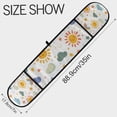thumbnail image 3 of Yayeee Double Oven Mitt Kitchen Heat Resistant Baking 35" x7" Quilted Glove, Rainbows Pattern, 3 of 6
