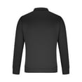 thumbnail image 6 of UVEASISHA Mens Long Sleeve Polos Sweater Casual Quarter Button Up Lapel Knit Pullover Comfy Collar Lightweight Sweaters 2025 Fall Winter Fashion Jumper Tops Sales Today Clearance Dark Gray M, 6 of 6
