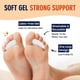 thumbnail image 3 of Geles Hammer Toe Gels Dr. Frederick's Original, 2 pares, blancos, 3 of 8