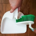 thumbnail image 4 of Libman Plastic Dust Pan & Brush Set Green White 2 Pack Case #95, 4 of 6