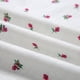 thumbnail image 2 of (Blanco S) Vestido floral informal de moda para mujer con tirantes de hongos y cuello de una línea, 2 of 8