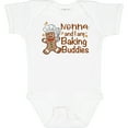 thumbnail image 3 of Inktastic Nonna and I Are Baking Buddies Boys or Girls Baby Bodysuit, 3 of 5