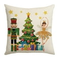 thumbnail image 1 of Lipstore Housse de Coussin de Noël Créative Douce pour Canapé Salon, 1 of 8