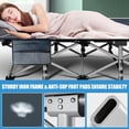 thumbnail image 6 of NAIZEA Folding Bed Cot with Mattress,Folding Camping Cot with Carry Bag, 75"L*28"W*14"H,Support 880lbs,Portable Rollaway Guest Sleeping Cot, 6 of 8