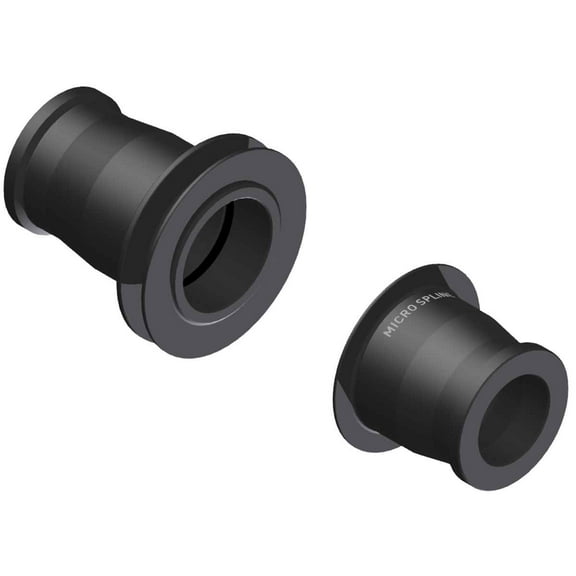 DT Swiss Rear Axle Conversion Kit - 12 mm Thru axle, Press fit, Shimano Micro Spline, Black