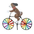 thumbnail image 1 of Molino de viento para jardín, bicicleta para gatos y perros, rueda de arcoíris, juguete para exteriores para niños (Cafetería para perros), 1 of 5