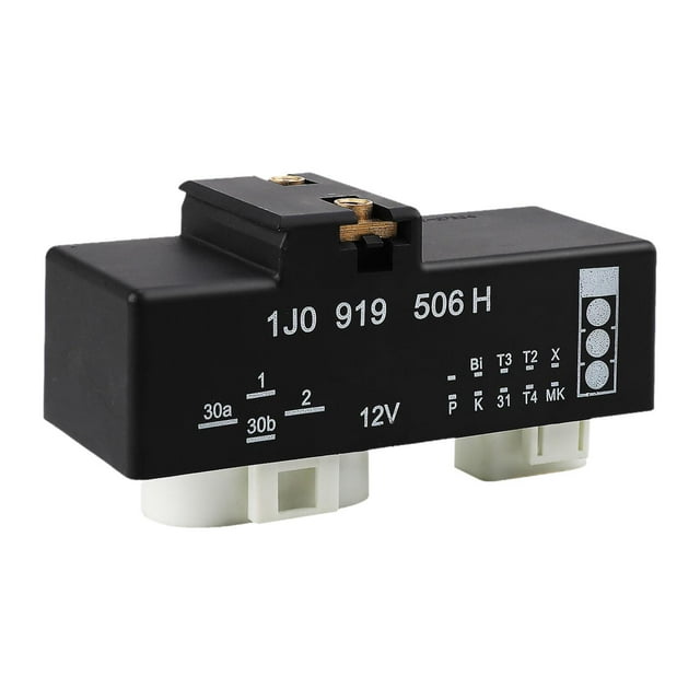 Módulo de ventilador de refrigeración,Módulo de control del ventilador de refrigeración del radiador del motor,Reemplazo de pieza de automóvil del controlador 1J0919506H,Reparación de