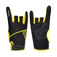 thumbnail image 2 of Bowling Right Left Hand Grip Protection Gear Gloves Available for Bowling , Palm Use Microfiber, Non-Slip Silic - Yellow,, 2 of 6