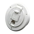 thumbnail image 3 of RAParts 5412 Electric Power Cord Hatch Cover For RV Camper White 30 50 Amp, 3 of 11