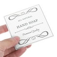 thumbnail image 4 of 6 Sheets of Waterproof Hand Soap Labels Stickers for Bathroom Bottles Easy to Apply and Remove Hand Soap Dish Soap, Shampoo and Conditioner Dispensers Stickers, 4 of 8