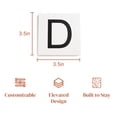 thumbnail image 6 of Stiles Crossword Letter Tiles, Wooden Wall Decor, 3.5 Inch, White, Letter D, 6 of 7