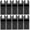 thumbnail image 1 of Hojas de sierra multifunción de 34 mm, paquete de 10, de acero con alto contenido de carbono para cortes, raspado, modelado y pulido versátiles, 1 of 8