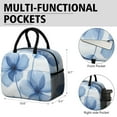 thumbnail image 6 of Obrewu Blue Pioneer Flower Lunch Bag for Adult, Insulated, Leakproof, Oxford Cloth, 6 of 7