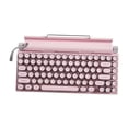 thumbnail image 3 of Máquina de escribir de utilidad ligera con teclado para ordenador de escritorio de oficina doméstico Rosa, 3 of 8