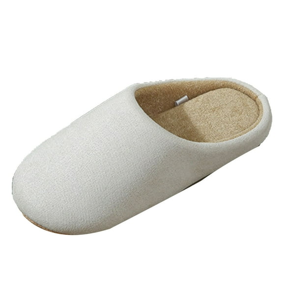 CHUMUD Womens Fuzzy House Slippers All Season Non Slip Indoor Slip-On Breathable Lightweight Quiet Sole Cozy Soft Comfort for Home