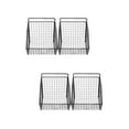 thumbnail image 6 of Raindrops 2 Sets  Wall Mounted Storage Basket Metal Wire Basket Multi-Purpose Vegetable Fruits Basket for Kitchen, 6 of 8