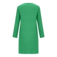 thumbnail image 6 of SELONE Nightgowns for Women Halloween Plus Size Short Nightshirts Ghost Long Sleeve Nightwear Gift for Wife Sleep Dress, 6 of 6