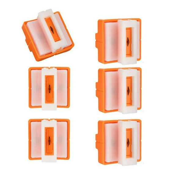 12/6Pcs Paper Cutter Replacement Blades Paper Trimmer Blades Refill Craft Cutting Replacement Blades For A4 Cutter Automatic Security Safeguard Design