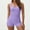 Purple, variant on HAPIMO Womens Tankini Swimsuits Lightweight Summer Casual Beachwear Two Piece Bathing Suit Halter Tank Top with Boyshorts Modest Swim Navy S