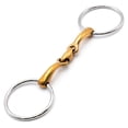 thumbnail image 2 of Jeffers Equine Oval Mouth Copper Loose Ring Horse Bit 5 Inch, Stainless Steel Horse Tack Equipment for Training, Riding, Dressage, Western, English, Equestrian Accessories, Durable Horse Gear, 2 of 8