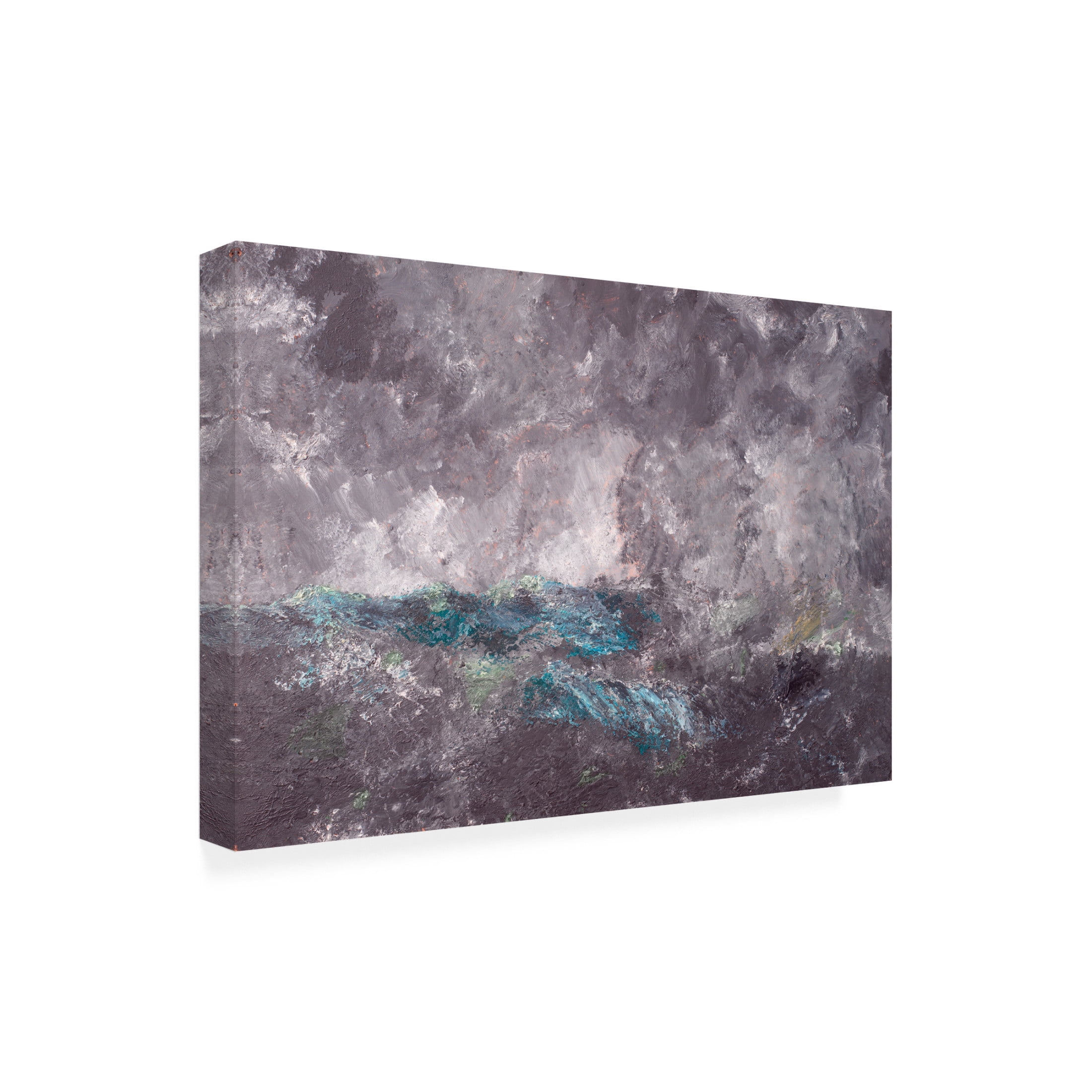Canvas Wall Art - Pictufy  'Storm In The Archipelago, Dalarap' Wall Art for Living Room, Bedroom, or Office D?cor by Trademark Fine Art - 24 x 16 Inches