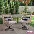 thumbnail image 2 of JOIVI Patio Chairs 360 Degrees Swivel Outdoor Chairs with High Back and Deep Seating, (Set of 2), 2 of 8