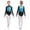 Light Blue, variant on YiZYiF Kids Girls Long Sleeve Metallic Shiny Ballet Dance Leotard Gymnastics Figure Skating Bodysuit Red 14