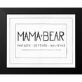 thumbnail image 2 of Shamp, Cindy 24x20 Black Modern Framed Museum Art Print Titled - Mama Bear, 2 of 5