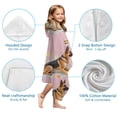 thumbnail image 7 of German Shepherd Hooded Bath Towel，60"x35" for Ages 3 To 12 Kids, Quick Dry Lightweight Soft Microfiber Hood Beach Towel Cover Up for Kids, 7 of 7