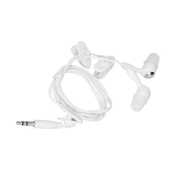 Auriculares Impermeables IPx8 Para Nadar, Auriculares De Natación De Conducción 3,5 Mm A Prueba De Agua No Nodo Con Tapones Para Los Oídos De Repuesto Para Correr
