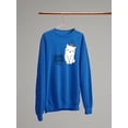 thumbnail image 3 of Awesome Today Cat Crown Sweatshirt Women -Image by Shutterstock, Female XX-Large, 3 of 4