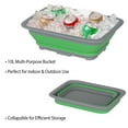 thumbnail image 3 of Collapsible Multiuse Wash Bin- Portable Wash Basin/Dish Tub/Ice Bucket with 10 L Capacity, 3 of 8