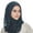 Green, variant on NMMUED Women's Premium Jersey Hijab Soft Stretchy Muslim Headscarf Solid Color Modest Hair Wrap Beige One Size