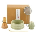 thumbnail image 2 of Matcha Tea Set 5 Pieces Clearance! Matcha Tea Set with Whisk Ceramic Bowl & Holder – Matcha Making Kit for Traditional Japanese Tea – Ideal Matcha Set for Beginners And, 2 of 8