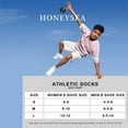thumbnail image 7 of Honeysea Ankle Socks Women's Men Athletic Thick Cushioned Running Hiking Crew Low Cut 7-Pairs, 7 of 7