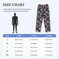 thumbnail image 4 of Vsdgher Hawaiian Style Print Mens Pajama Pants Sleep & Lounge Pants, PJ Bottoms With elastic waistb and Pockets, 4 of 5