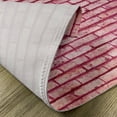thumbnail image 5 of Ambesonne Coral Place Mats Set of 4, Old Brick Wall Facade, Standard Size, Pink Magenta, 5 of 6